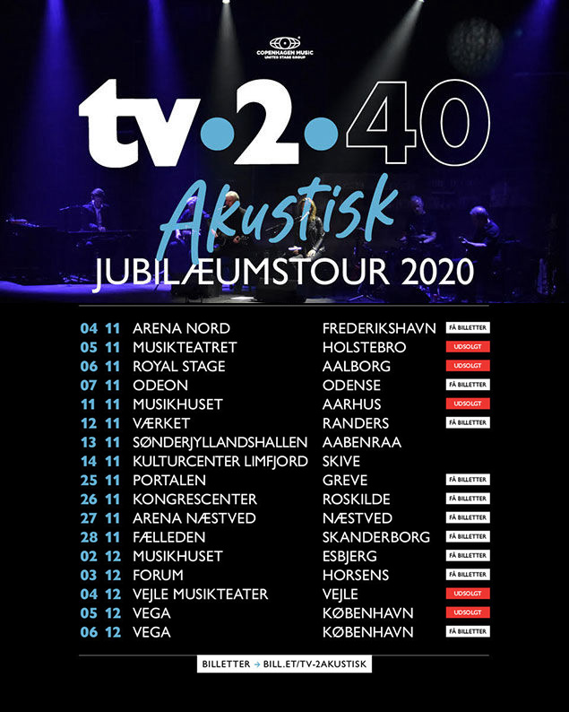 Akustisk Jubilæumstour 2020