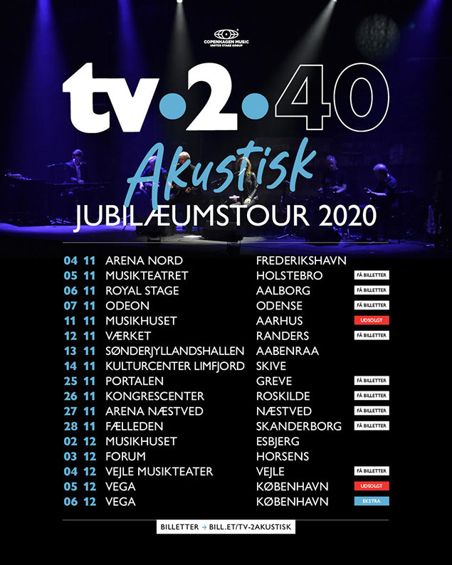 Akustisk jubilæumstour 2020